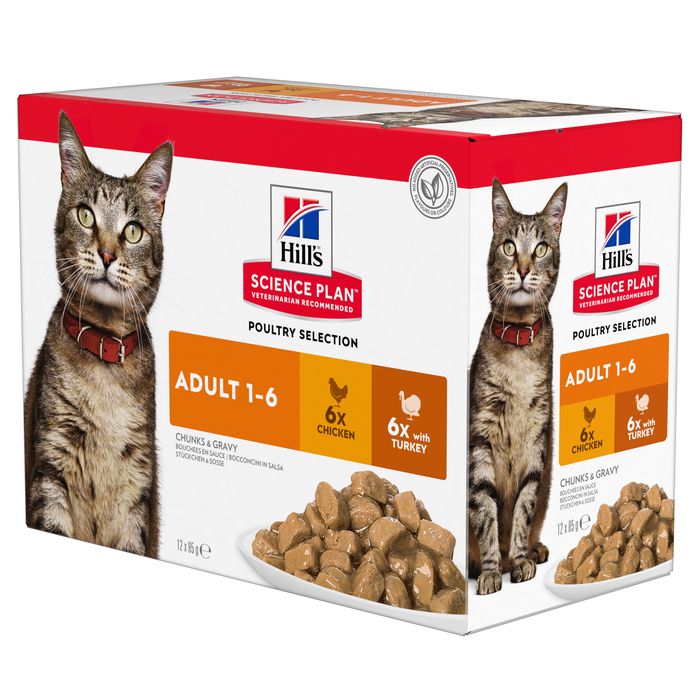 Adult Optimal Care, menu pou kylling & kalkun 12x85 g