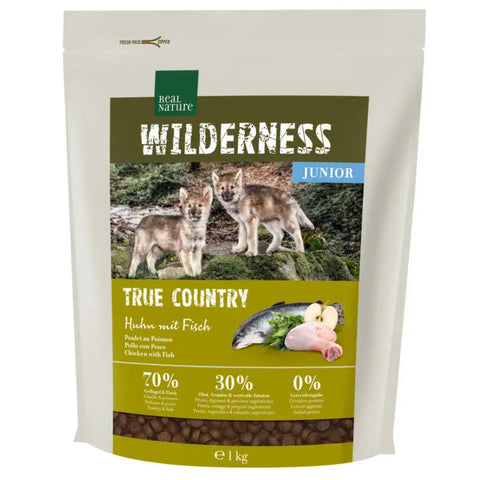 Junior Wilderness True Country kylling & fisk 1 kg