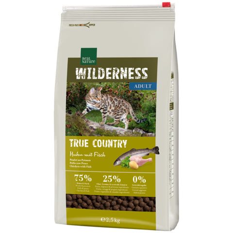 Adult Wilderness True Country kylling & fisk 2,5 kg