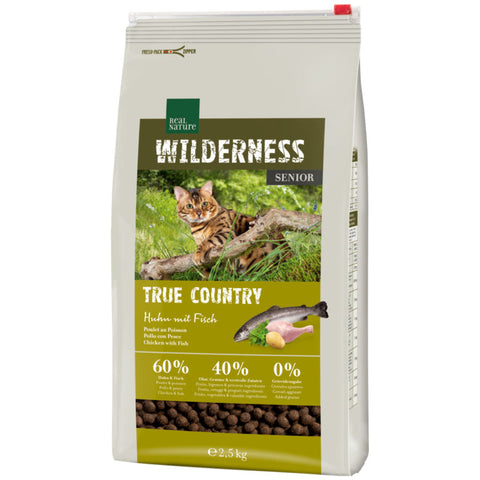 Senior Wilderness True Country kylling & fisk 2,5 kg