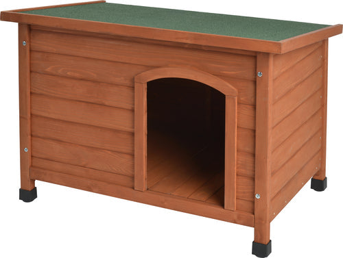Hundehus fyrretræ fladt tag, 85x58x60cm
