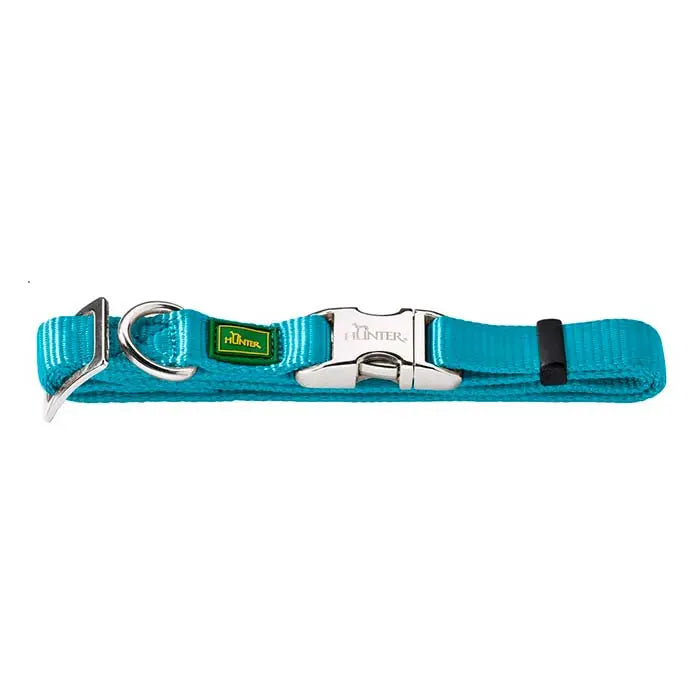 Nylonhalsbånd Alu-Strong Basic XL 46-65 cm petrol