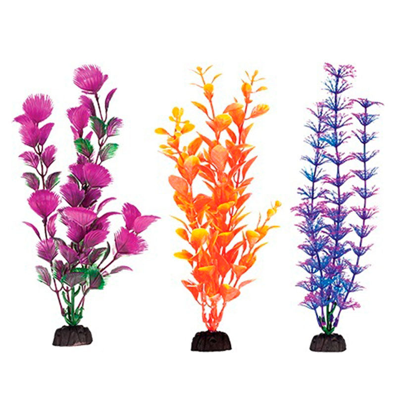 Akvariedek. Plastikplanter 8 stk 3,81x24,13x26,67 cm