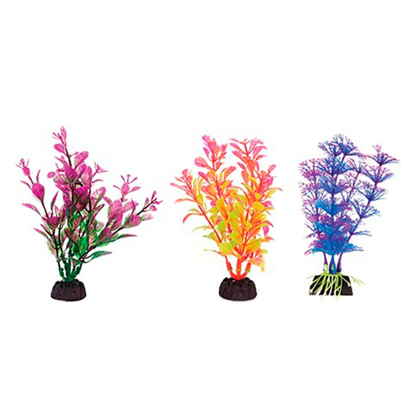 Akvariedek. Plastikplanter 4 stk 2,79x19,05x19,3 cm