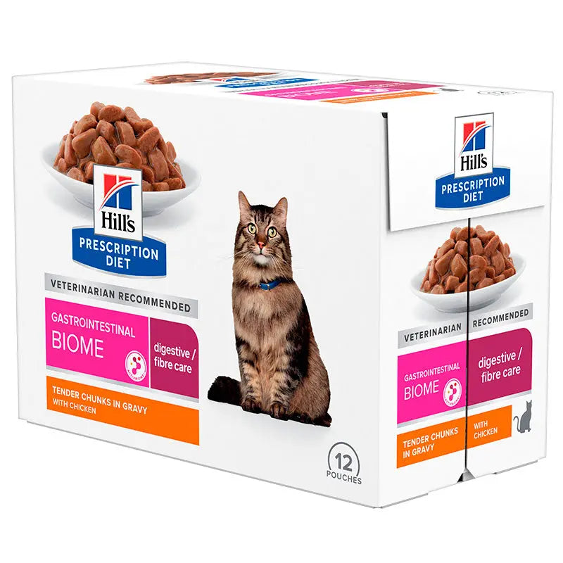 Diætetisk Feline GI Biome kylling 12x85 g
